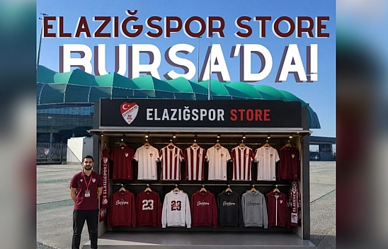Elazığspor Store final öncesi Bursa'da açılıyor