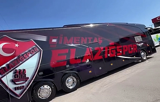 Elazığspor Takım Otobüsüne Yeni Giydirme