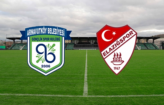 Elazığspor - Arnavutköy Belediyespor maçı canlı anlatım