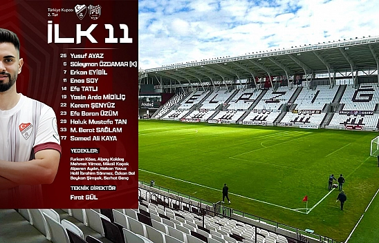 Elazığspor'un İlk 11'i Belli Oldu