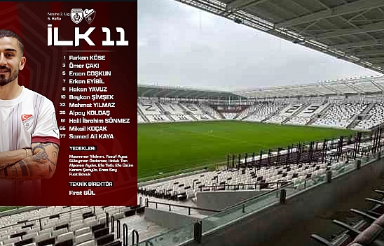 Elazığspor'un ilk 11'i belli oldu