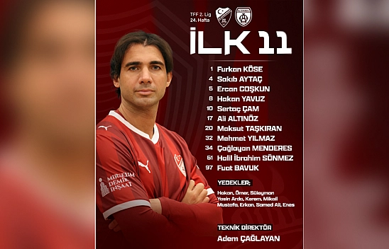 Elazığspor'un  ilk 11'i belli oldu