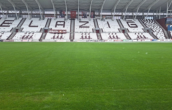 Elazığspor'un Vanspor maçı öncesi stadyum zemini hazır