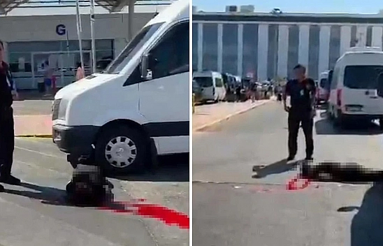 Emekli polis havalimanında kız arkadaşını öldürdü