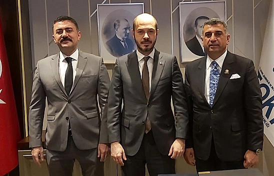 Erol ve Tekbıyıkoğlu'ndan Başkan Sungur'a ziyaret