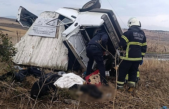 Feci kaza: 1 ölü, 3 yaralı