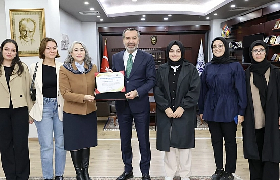 Fırat Üniversitesi Fizik Bölümü'nden Başkan Şerifoğulları'na ziyaret