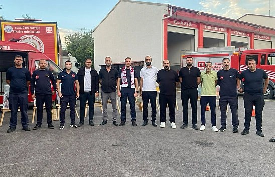 Gakgoşlar'dan itfaiyeye anlamlı ziyaret
