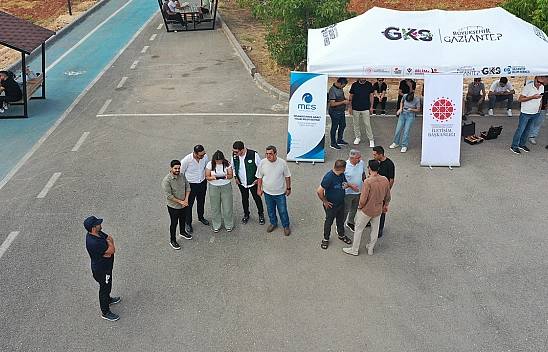 Gaziantep'te dron destekli habercilik eğitim programı yapıldı
