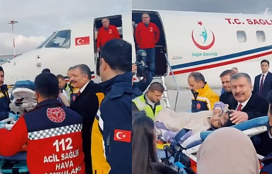 Gazzeli 3 Çocuğa Türkiye Kucak Açtı