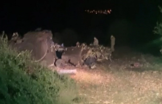 Gece Saatlerinde Helikopter Düştü