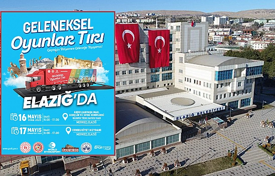 Geleneksel oyunlar tırı, Elazığ'da çocuklarla buluşacak
