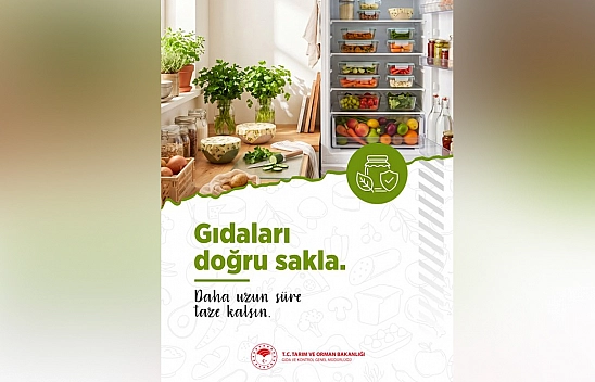 Gıdaları doğru saklayarak israfı önleyin!