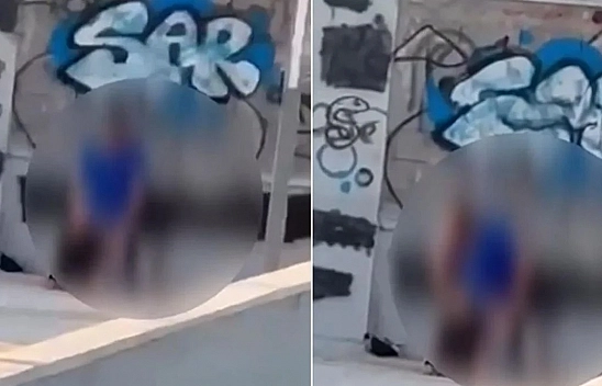 Gündüz vakti çatıya çıkıp ilişkiye girdiler: Mahalleli isyan etti