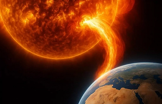 Güneş'te 8,2'lik dev patlama! Elazığ'da kuzey ışıkları görülebilir