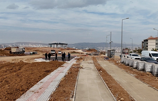 Güneykent Seyir Yolu Projesi'nde çalışmalar sürüyor