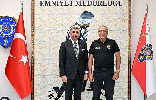 Gürsel Erol, Manisa İl Emniyet Müdürü Karayel'i ziyaret etti