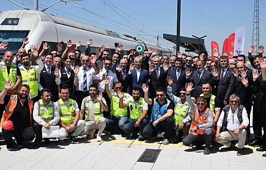 Halkalı-Kapıkule Hızlı Tren Hattında 200 km/s test sürüşü