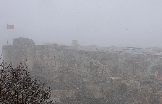 Harput beyaza büründü