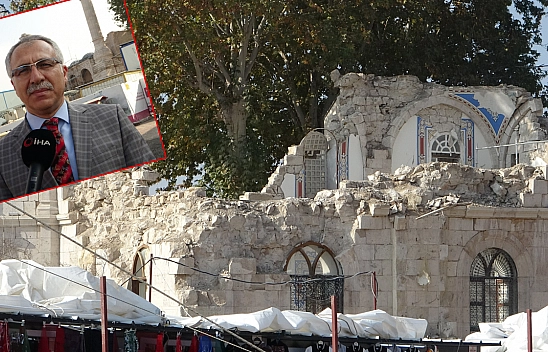 Harput İç Kale Kazı Başkanı İsmail Aytaç Malatya'daki Teze Camii Restorasyon Projesinde