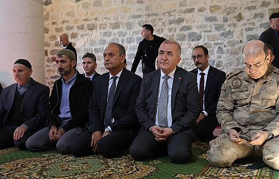 Harput Kalesi'ndeki 940 yıllık Fetih Mescidi ibadete açıldı