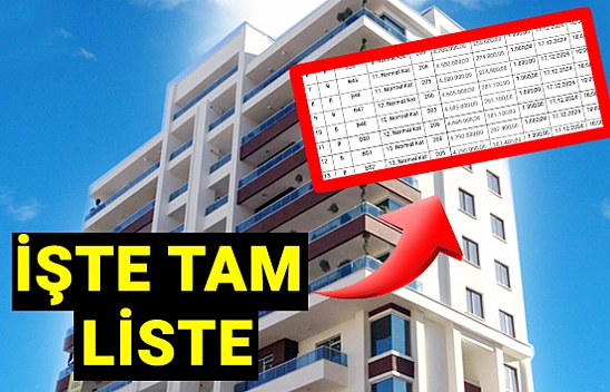 Hazineden satılık! Elazığ'da 30 daire ihaleye çıkarıldı