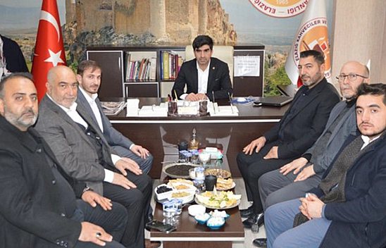 HÜDA PAR Adayı Kavaklı'dan Oda Başkanlarına Ziyaret