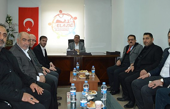 HÜDA PAR Elazığ Belediye Başkanı Adayı Kavaklı'dan İş İnsanlarına Ziyaret