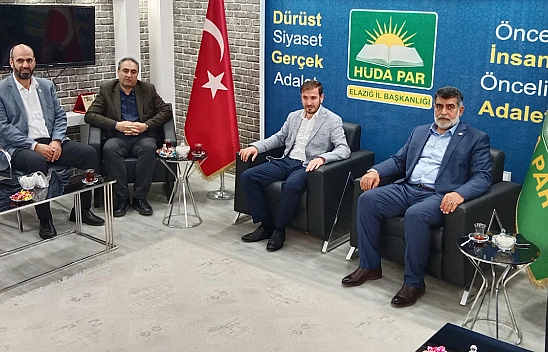 HÜDA PAR Elazığ İl Başkanlığı'nda Bayramlaşma Programı Düzenlendi