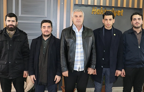 Hüda Par İl Gençlik Kolları Yönetimi'nden Hakimiyet'e ziyaret
