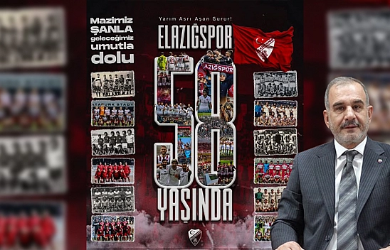 İdris Alan'dan Elazığspor'un 58. Yılına özel mesaj