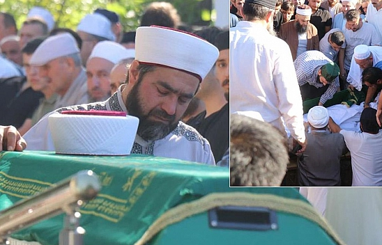 İmam babanın en zor görevi: Oğlunun cenaze namazını kıldırdı