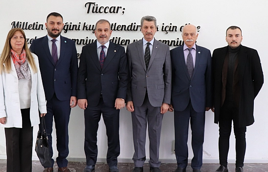 İyi Parti Adayı Özgül, Başkan Alan'ı Ziyaret Etti