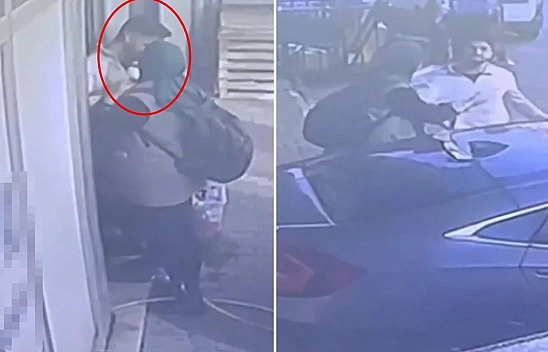 Kadın tacizci yine iş başında: Tazyikli su durdurdu