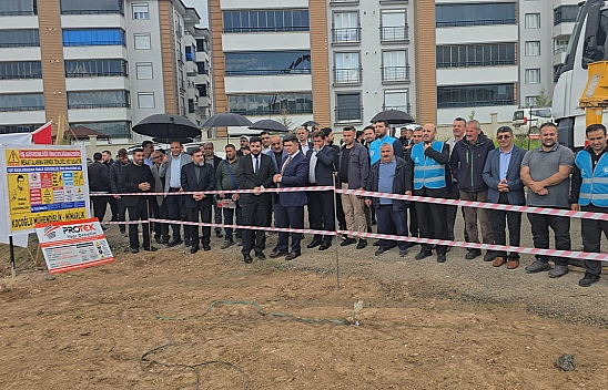 Karakoçan'da müftülük hizmet binası ve Kur'an kursu için temel atıldı