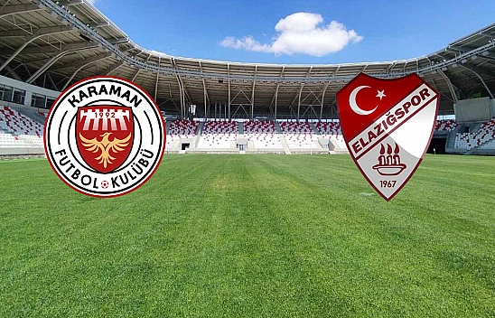 Karaman FK – Çimetaş Elazığspor maçı canlı anlatım