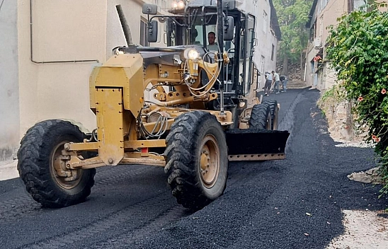Keban'da Değirmenbaşı Mahallesi'nde asfalt çalışmaları tamamlandı