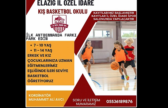 Kış basketbol okulu kayıtları başladı