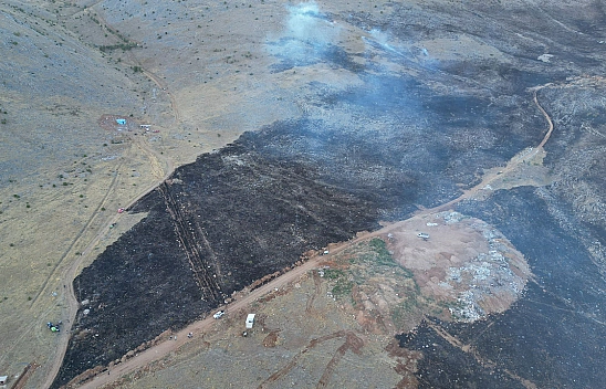 Komşu İlde 4 Ayrı Noktada Anız ve Orman Yangını