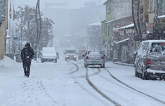 Komşu İlde Kar Kalınlığı 15 Santimi Aştı