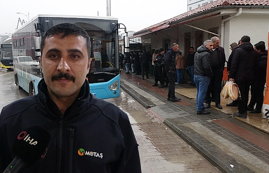 Komşu ildeki otobüs şoföründen örnek davranış