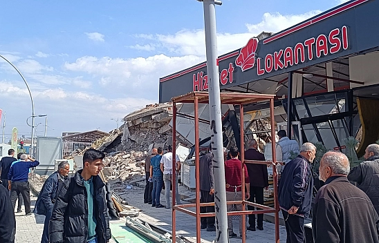 Kontrollü Yıkımda Sağlam İşyeri Zarar Gördü