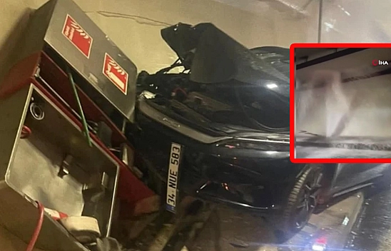 Korkunç kaza dakikalar içinde kaosa dönüştü