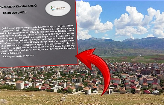 Kovancılar Kaymakamlığı'ndan Suç Duyurusu!