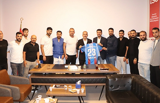 Kovancılarspor'dan İdris Alan'a destek ziyareti