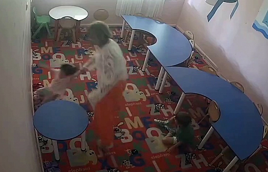 Kreş Müdürünün Çocuklara Uyguladığı Şiddet Kamerada