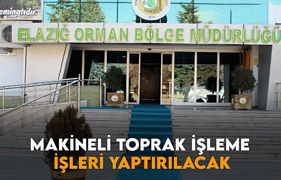 Makineli Toprak İşleme İşleri Yaptırılacak