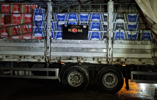 Malatya'da 5 Milyon 500 Bin Adet  Makaron Ele Geçirildi