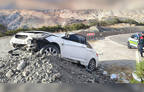 Malatya'da araç kontrolden çıktı: 1 yaralı