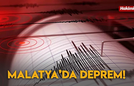 Malatya'da Deprem!